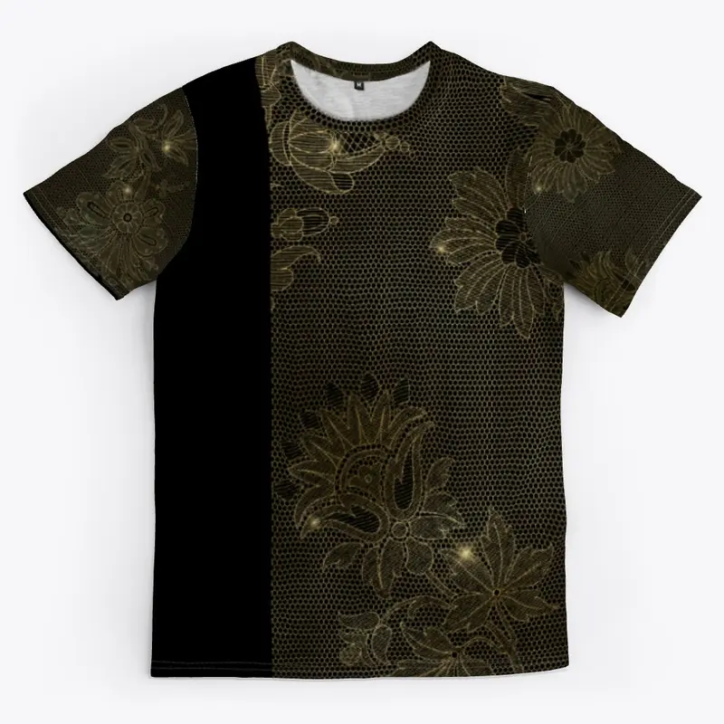 Dark Gold Flowers